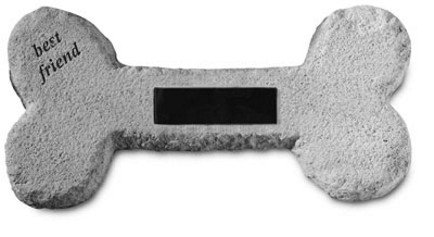 Dog Bone Memorial Stone